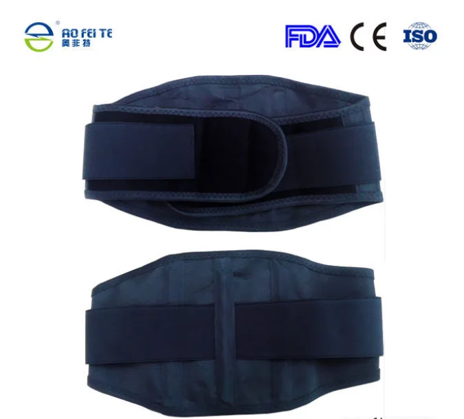 Leather Back Support Belt Lumbar Brace Medical Waist Belt For Lumbar