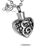 Love Heart Cremation Jewelry Keepsake Memorial Urn Necklace