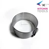 Hot sale Adjustable Mousse Ring Stainless Steel Cake Ring Cutter Layer Cake Slicer Slicing Cake