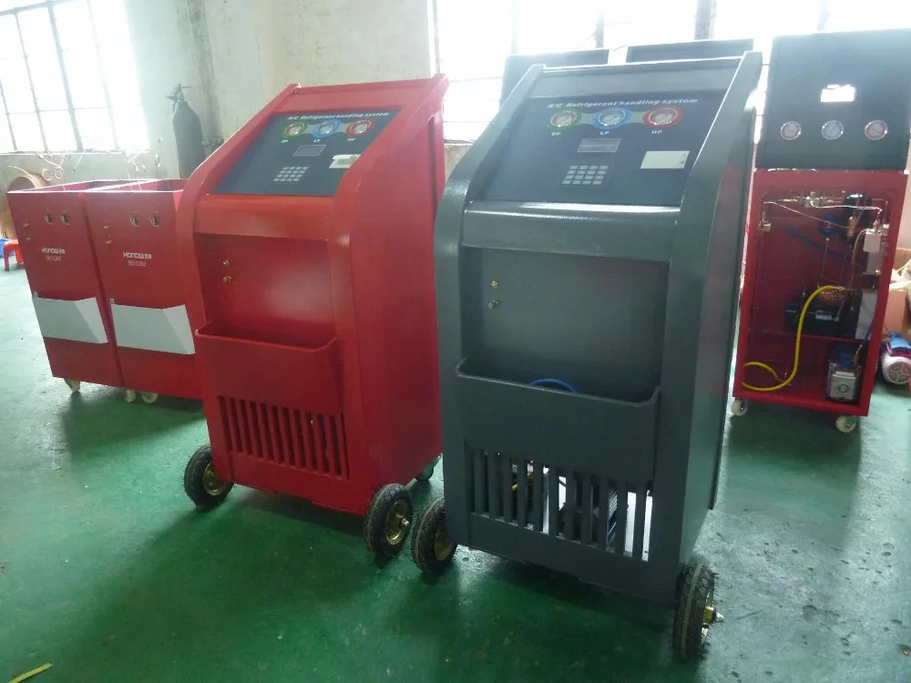 Car Air Conditioner Pro Recharge Recovery Machine,Fully Automatic A/c Recovery Recycle Recharge