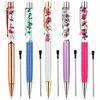 2018 Beautiful rainbow flow oil crystal pen promotional ballpoint glitter floating pen