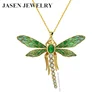 JASEN JEWELRY Hot Selling Sterling Silver Dragonfly Pendant With Enamel