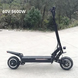 New Arrival dual motor electric scooter with seat 60V 5600W electric scooter adult