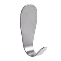 

Stainless steel towel coat hook cheap price self adhesive hook 3m hooks