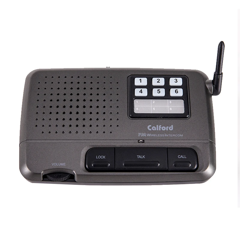 

Home or Office 6 Channel FM Wireless Voice Intercom System