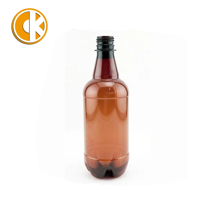 Low Price Factory Directly 1l 1000ml Amber Empty Beer Bottles Plastic