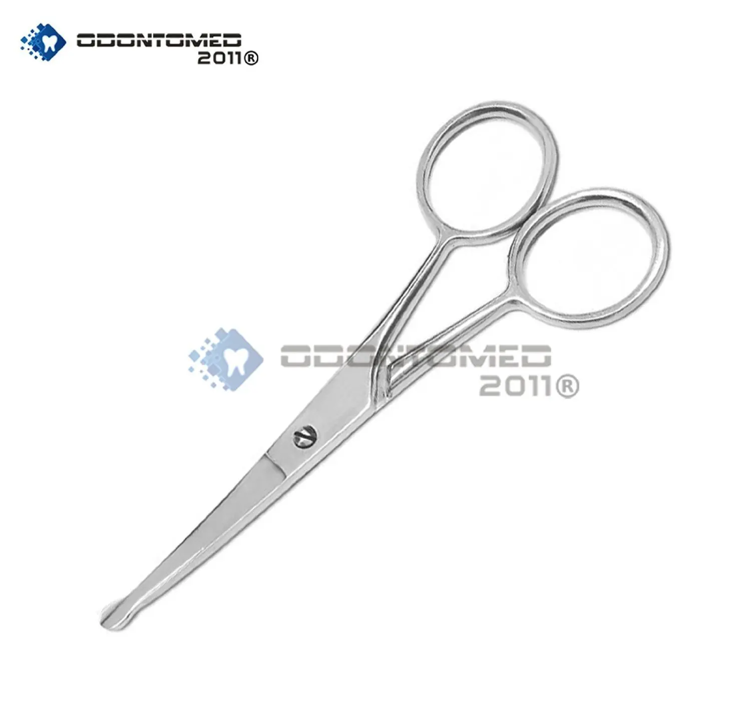 Nose Mustache Hair Scissors Ear Hair Trimming Safty Tip Dar Expo