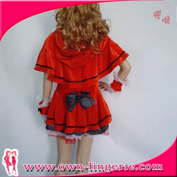 Disfraces De Halloween Para Las Mujeres Sexy Fantasy Cosplay Caperucita Roja  Uniformes Del Juego Vestido De Lujo Outfit Ropa - Buy Caperucita Roja Traje  Product on 