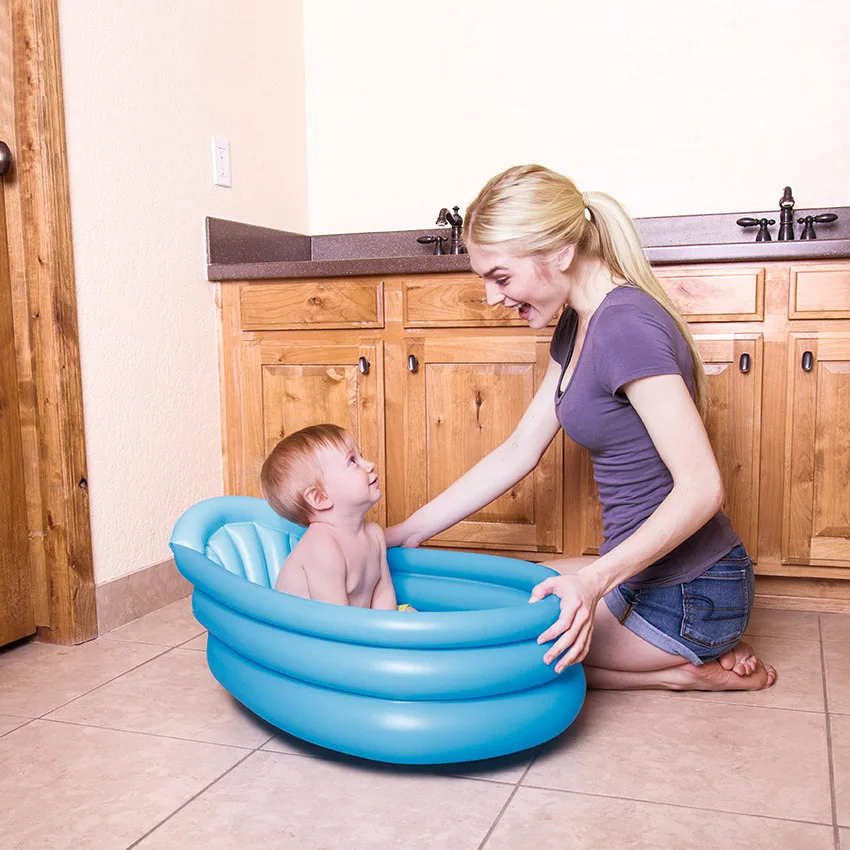 2 ring inflatable kiddie pool