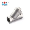Latest model stainless steel screwed y type filter / strainer