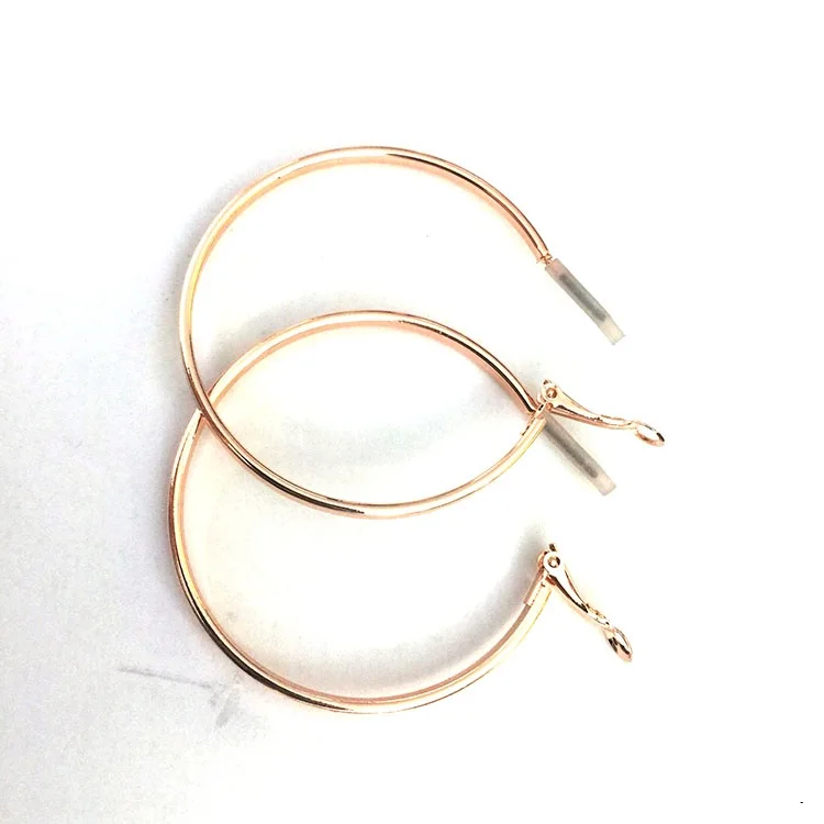 

Custom 90mm gold plated hoop earring fashion women jewelry