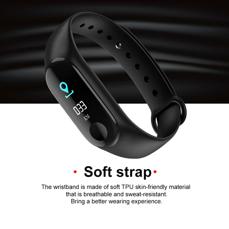 hot sale m3 smart band for fitness tracker sport smart bracelet m3 health watch M2
