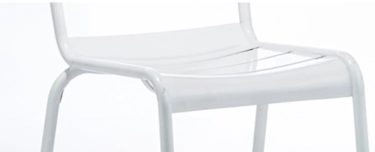 Modern Ergonomic Design White outdoor  Aluminum Balcony chair