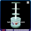TSD-A148 Custom retail store promotion coffee maker acrylic tower stand,acrylic pop displays,acrylic floor display stand