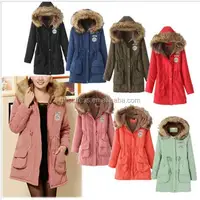 

Women's Thicken Fleece Faux Fur Warm Winter Coat Hood Parka Overcoat Long Jacket S-3XL