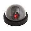 Fake Dome Security camera W/Red Flashing Light Imitation Surveillance Camera & Sticker AB-BX-05Y