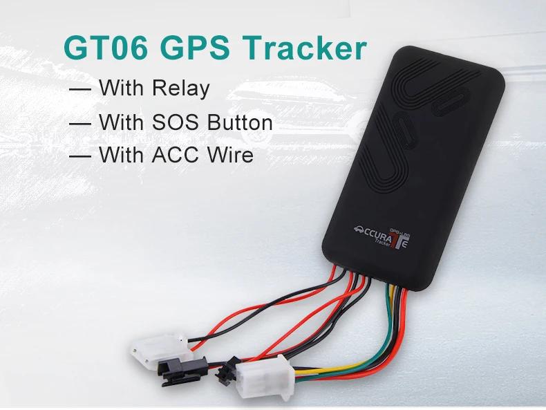 Wholesale Ready to Ship GT06 Car Vehicle GPS Tracker with Relay, Real Time Tracking  Accurate Cheap Car GPS Tracking Device