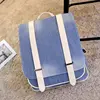 2017 new style korean leisure denim women's backpack fashion vintage canvas travel backpack