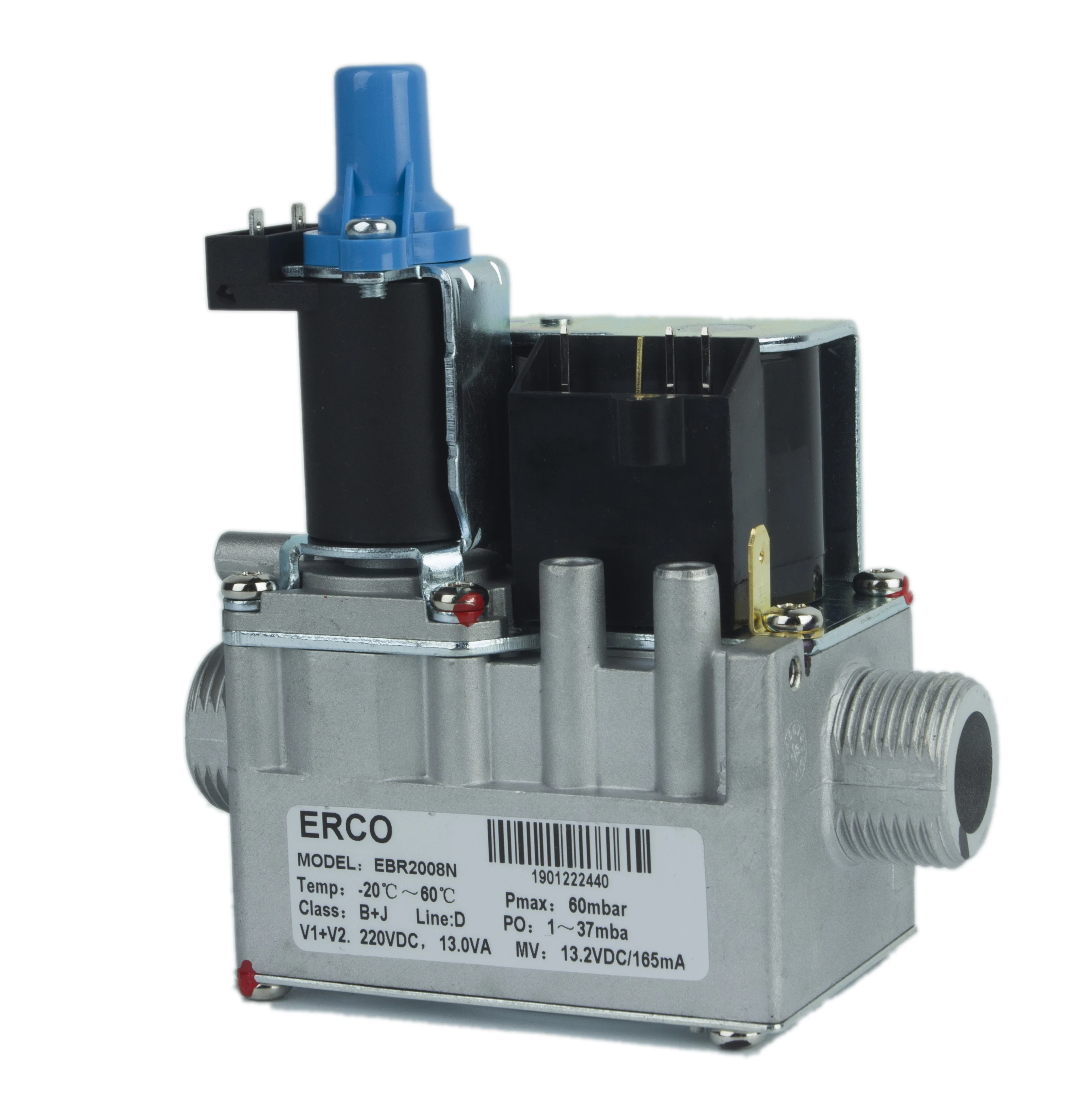 
Combination proportional solenoid gas valve for wall hung boilers 