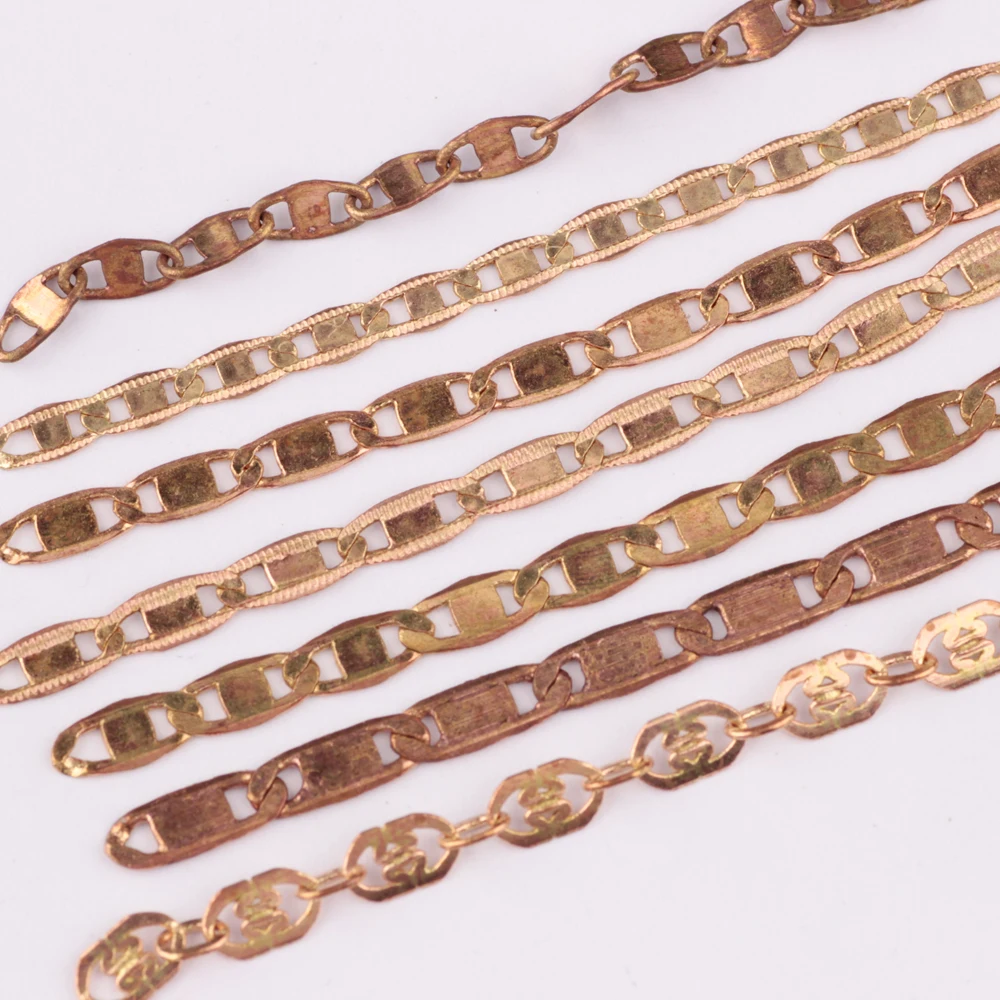 

Fashion Wholesale Brass Chain for Jewelry making, Gold,silver,etc