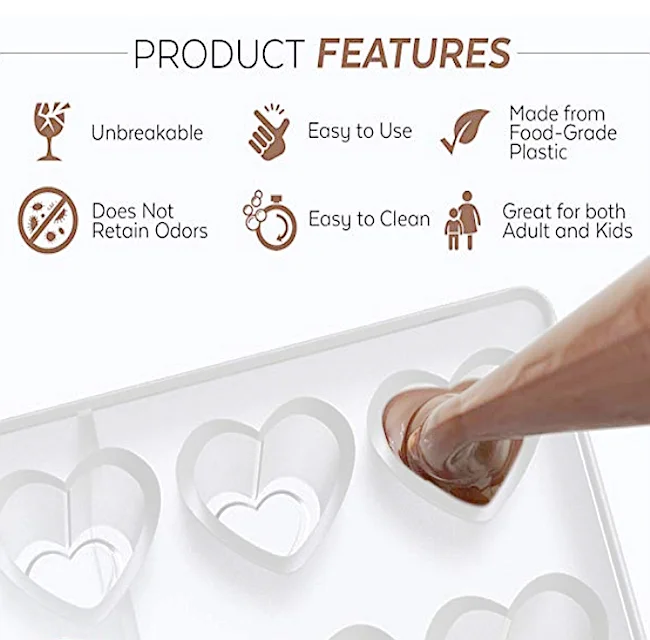 
Custom chocolate Mold DIY PC Chocolate Molds Plastic Polycarbonate Mold For Chocolate 