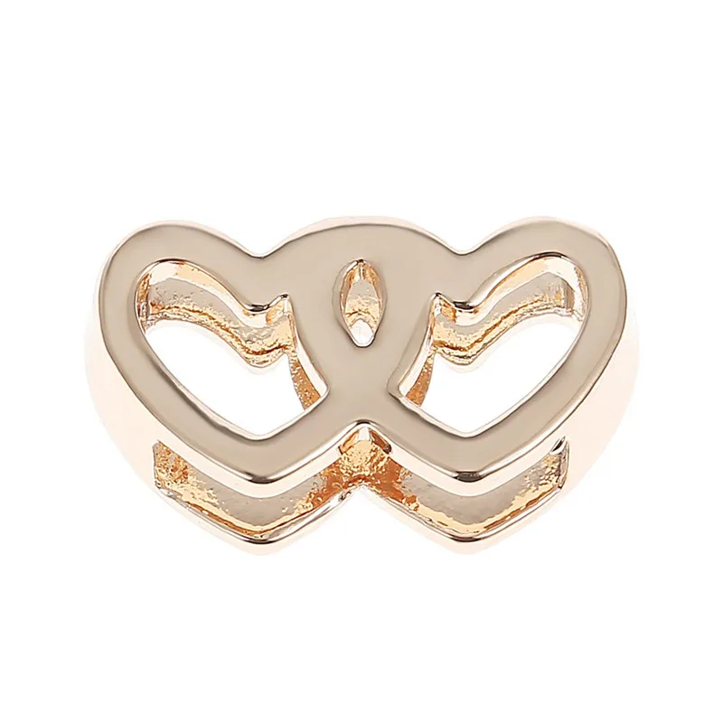 
High Polished Zinc Alloy Heart Shape Pendant Charm for Bracelet 