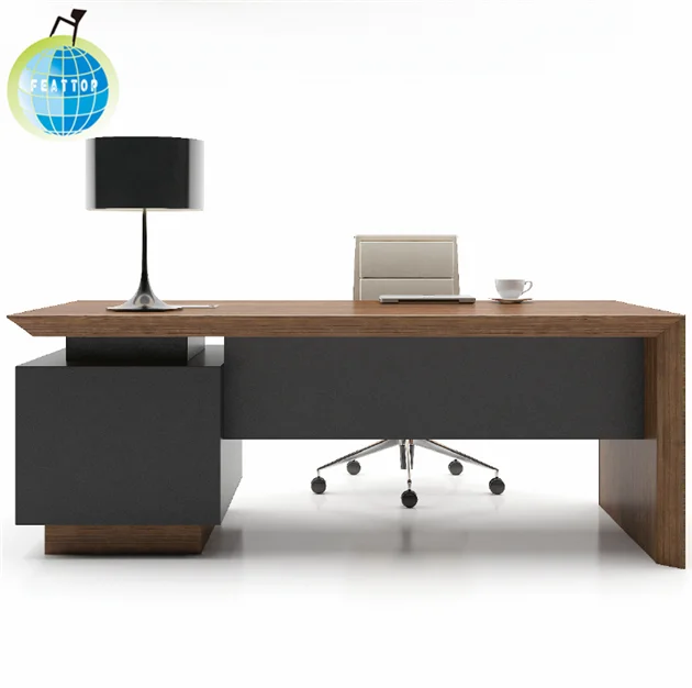 Simple Design Wooden Table And Chair High Quality Managers
