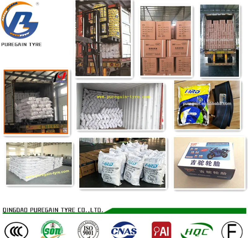 motorcycle tubes package 