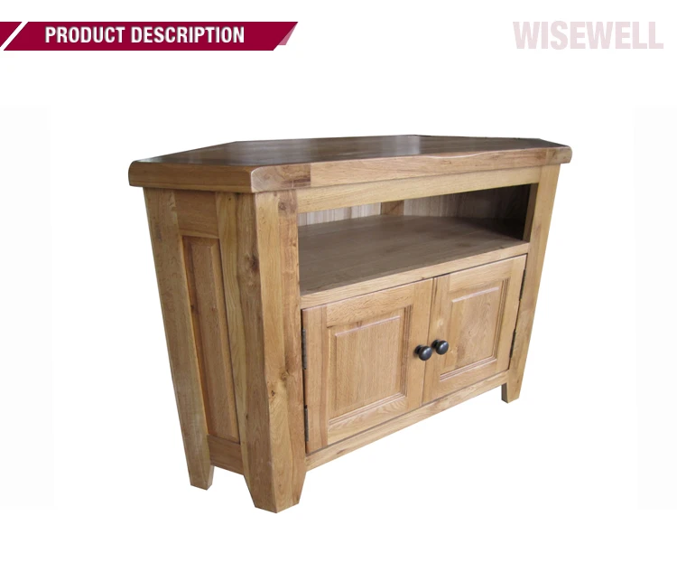 W-CB-509 solid oak furniture corner tv stand