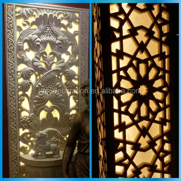 
Durable sandstone wall decoration 