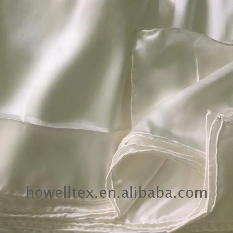 12mm 100%silk white satin scarf