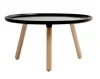 Modern dining coffee counter tea tables round solid wood furniture