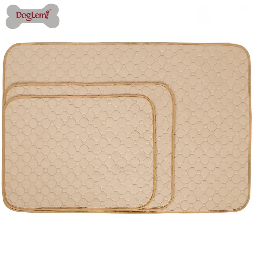 

Anti-slip Washable Pet Pad Mat Pet Dog Pad Training Diaper Pet Urine Pad, Grey, beige