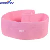 Pink silicone hand fabric thick small resistance training hip bands roll