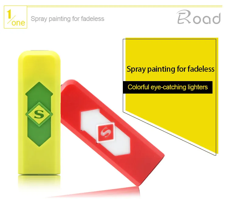 Durable Useful square USB cigar cigarette lighter accendino