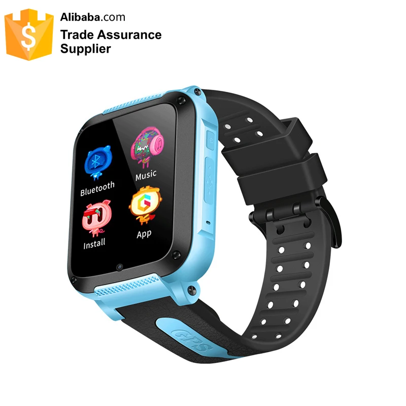 

High quality phone camera waterproof children gps g smart watch, Pink blue green