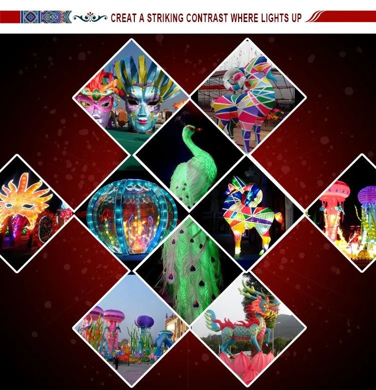 Sanhe Robot Chinese silk festival lantern