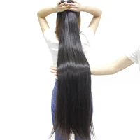 

High Quality Unprocessed 42 44 46 48 50 inch Long Indian Temple Hair, Raw Virgin Indian Hair Cuticle Aligned Mink Hair