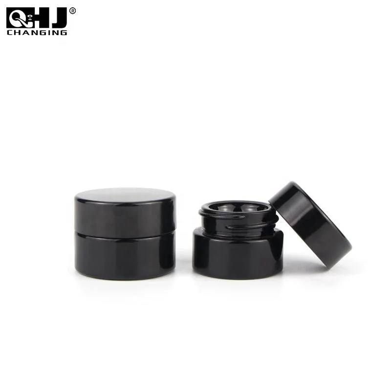black glass jar (1)_
