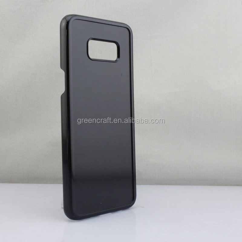 

New Model Blank Black White Groove Case PC For Galaxy S8 Case