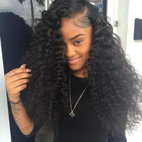 

deep wave brazilian human hair full lace wig