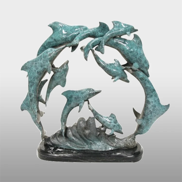 Metal Decorative Life Size Dolphin Statues For Swimming Pools Buy