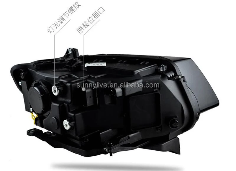 LED Head Light with projector lens For Audi Q5 2009-2018 LD