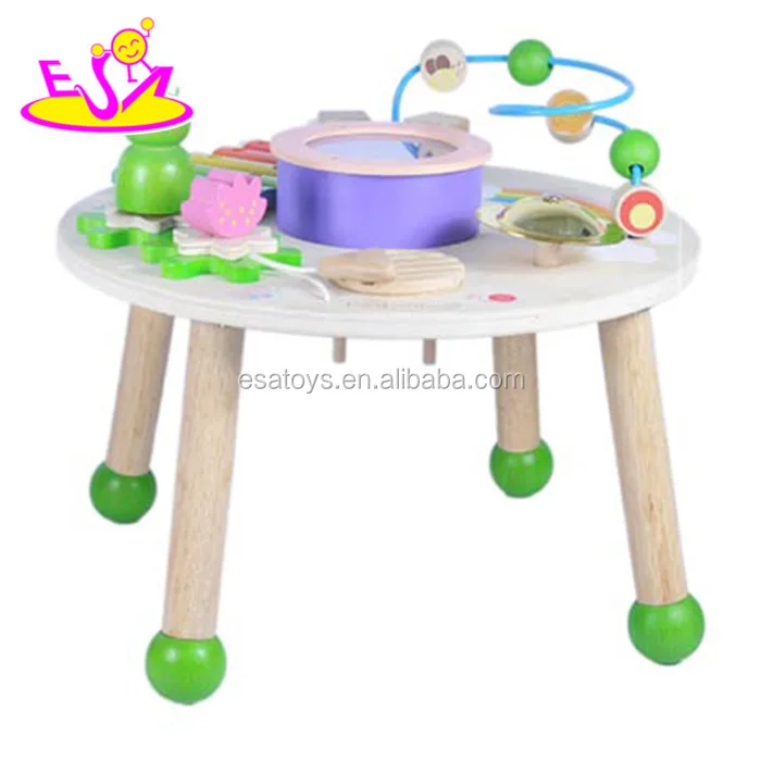 wooden music table baby