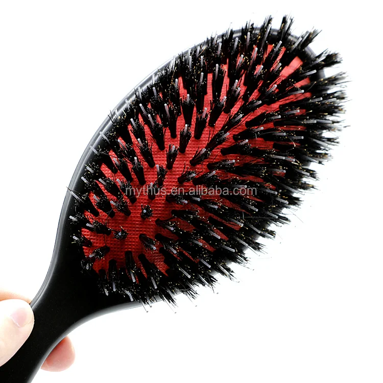 Wholesale Scalp Massage Paddle Brush Oval Cushion Wig Hair Care Nylon