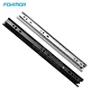 Mini 30MM Width Black Zinc 3 Folds Ball Bearing Drawer Slide