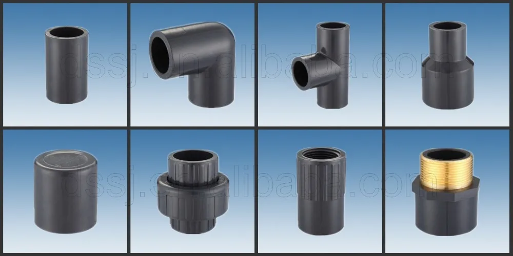 1/2 Inch Pvc 45 Deg Elbow Pvc Pipe Fittings Nbr5648 Of High Quality
