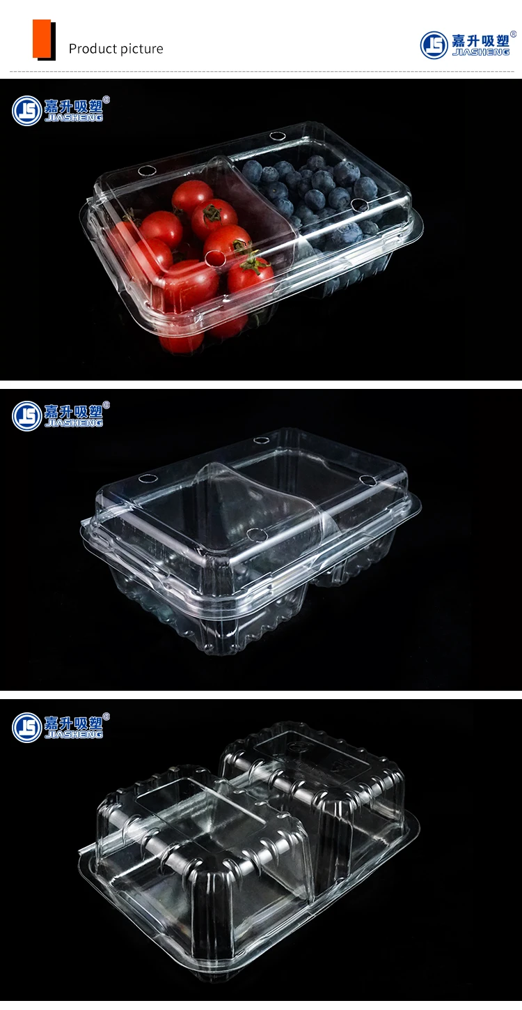 Plastic Fruit Packaging Tray With Two Compartment Buy High Quality
