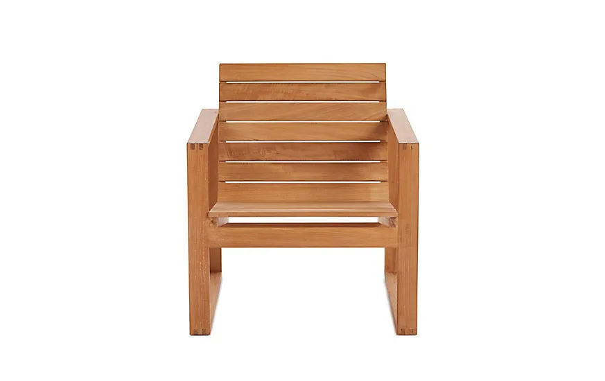 New Designer Wooden Teak Single Seater Outdoor Table And Chairs Garden