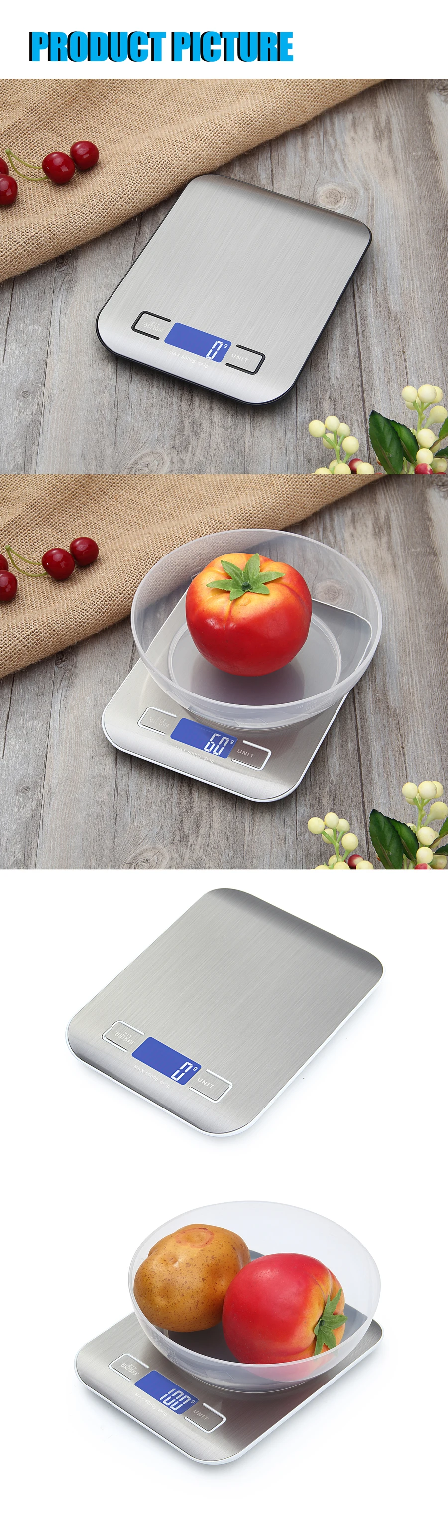 Chinese Food Scale CX-2012 5kg/1g Electronics Weighing Digital Kitchen Scale